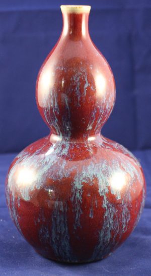 Flambé-glazed Double Gourd Vase
