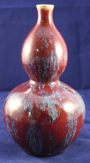 Flambé-glazed Double Gourd Vase